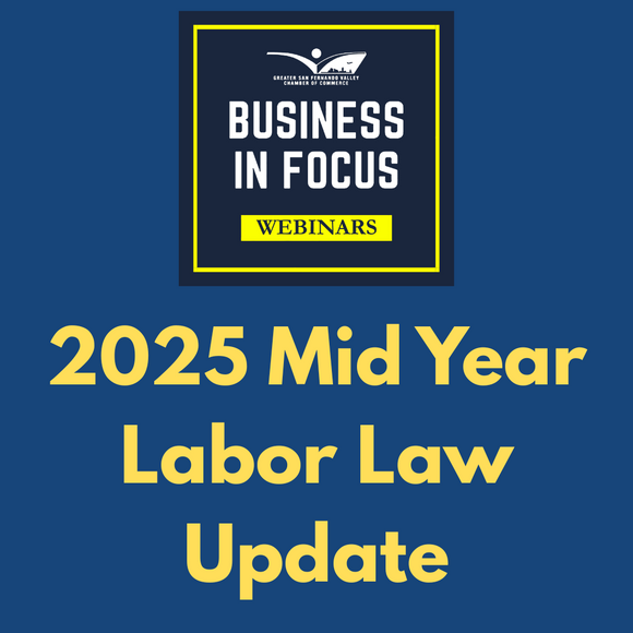 Webinar: 2025 Mid-Year Labor Law Update - July 10, 2025