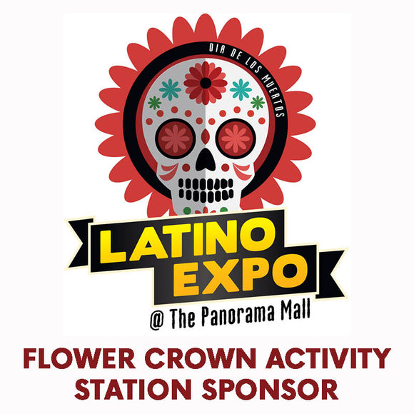 Latino Expo Activity Station Flower Crown Sponsor