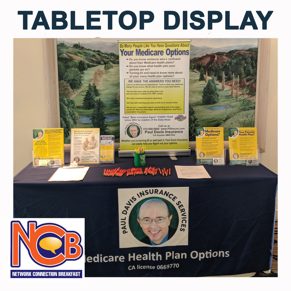 Table Top Display - Network Connection Breakfast (Members' Only)